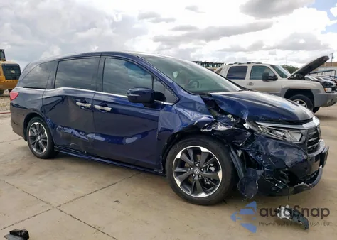 2024 Honda Odyssey Elite z USA, uszkodzony, nr VIN 5FNRL6H95RB056759